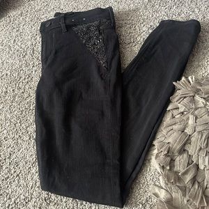 Express Black Skinny Jeans